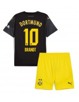 Borussia Dortmund Julian Brandt #10 Bortedraktsett Barn 2024-25 Korte ermer (+ bukser)